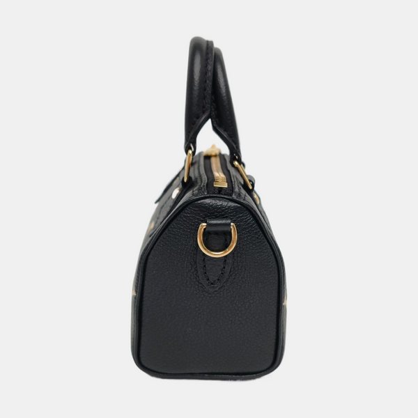 SPEEDY Nano Monogram Calfskin Black