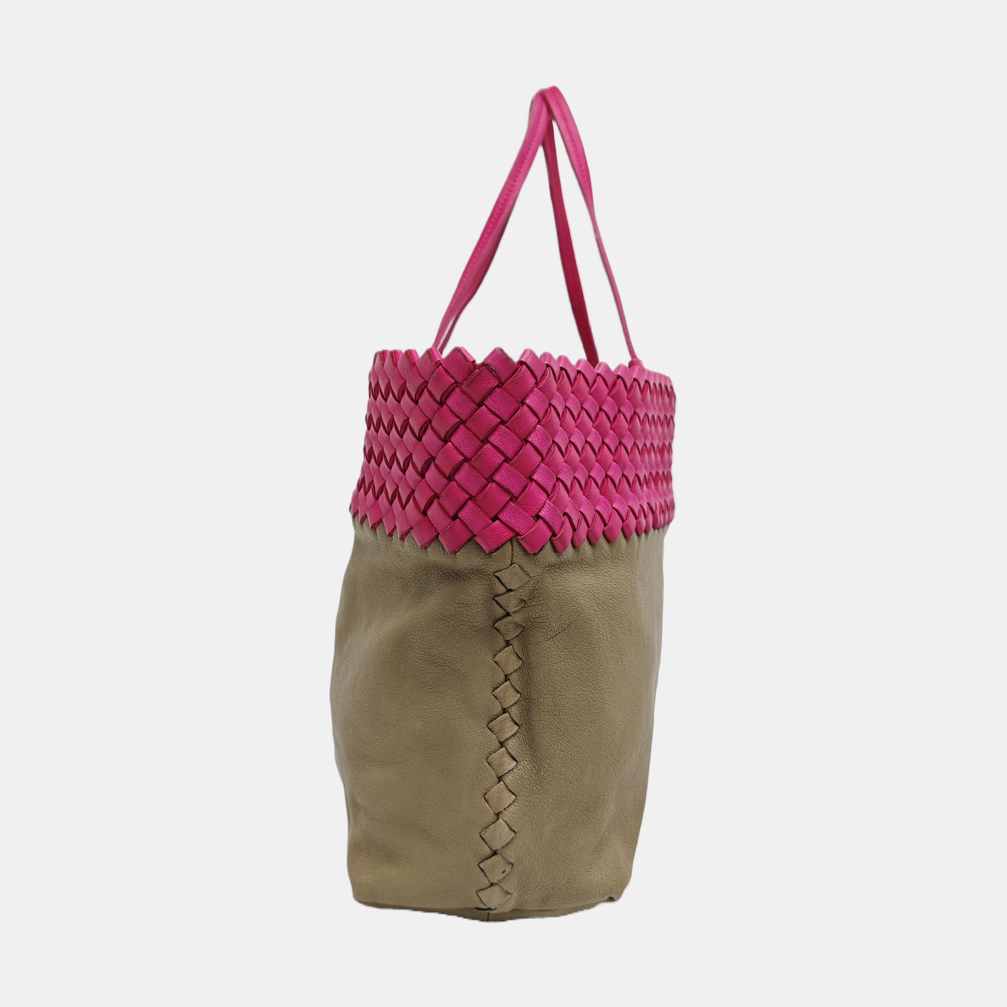 Calfskin Tote Bag Brown