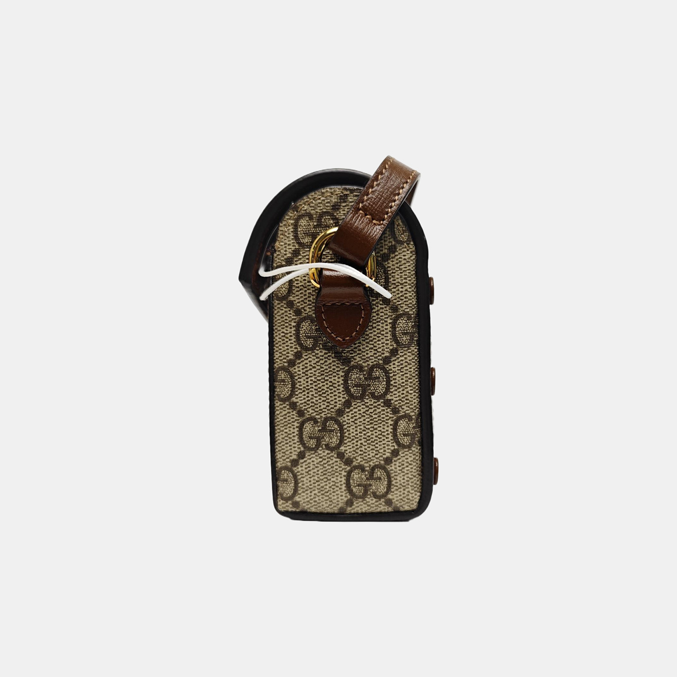 Horsebit 1955 Mini Monogram Coated Canvas Beige