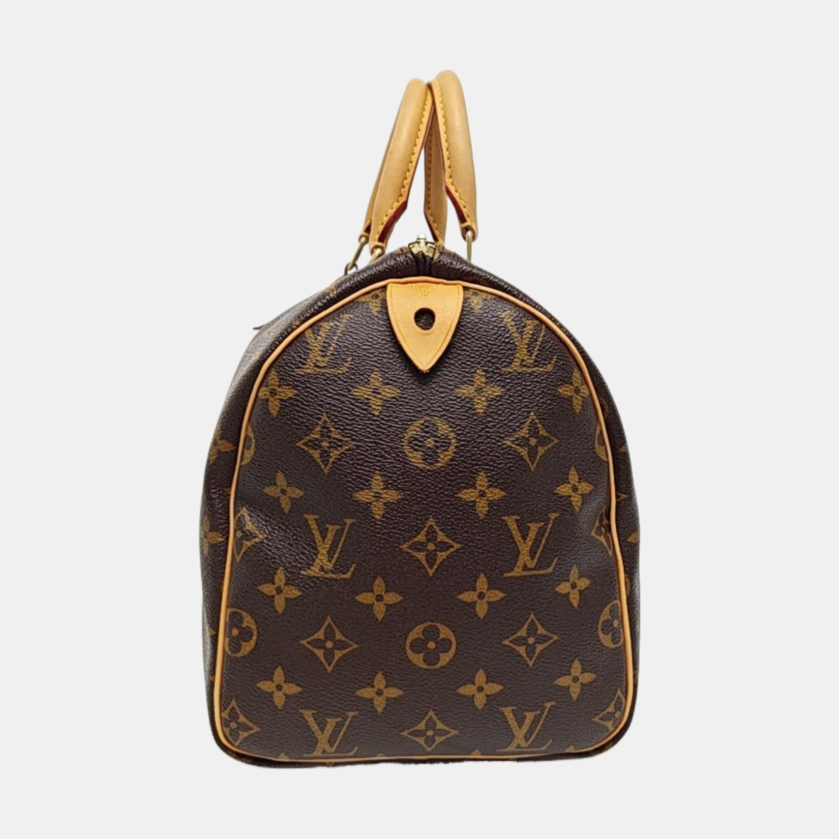 SPEEDY 30 Monogram Coated Canvas Brown