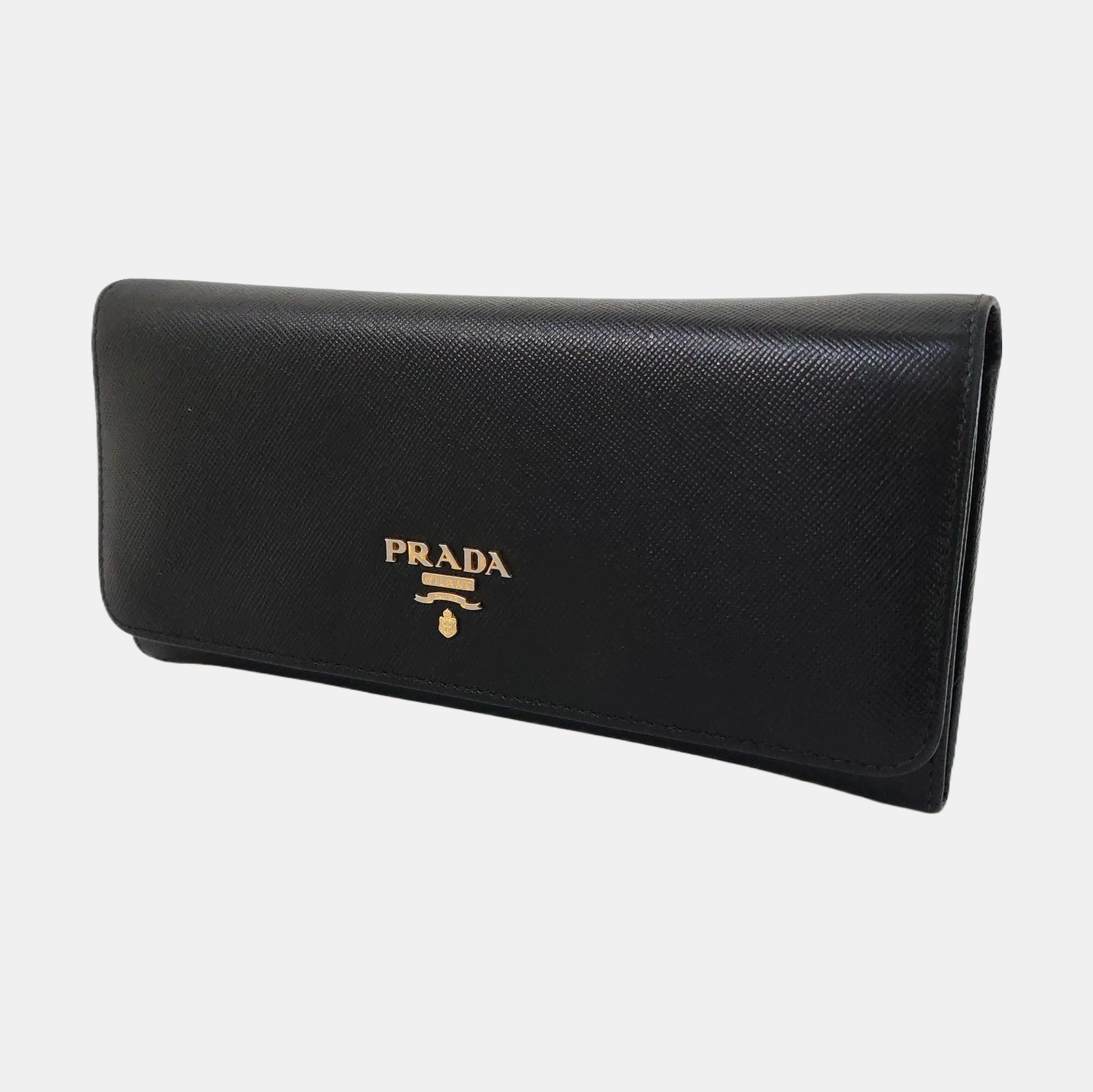 Saffiano Calfskin Wallet Black