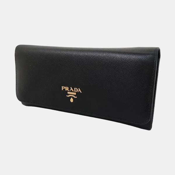 Saffiano Calfskin Wallet Black