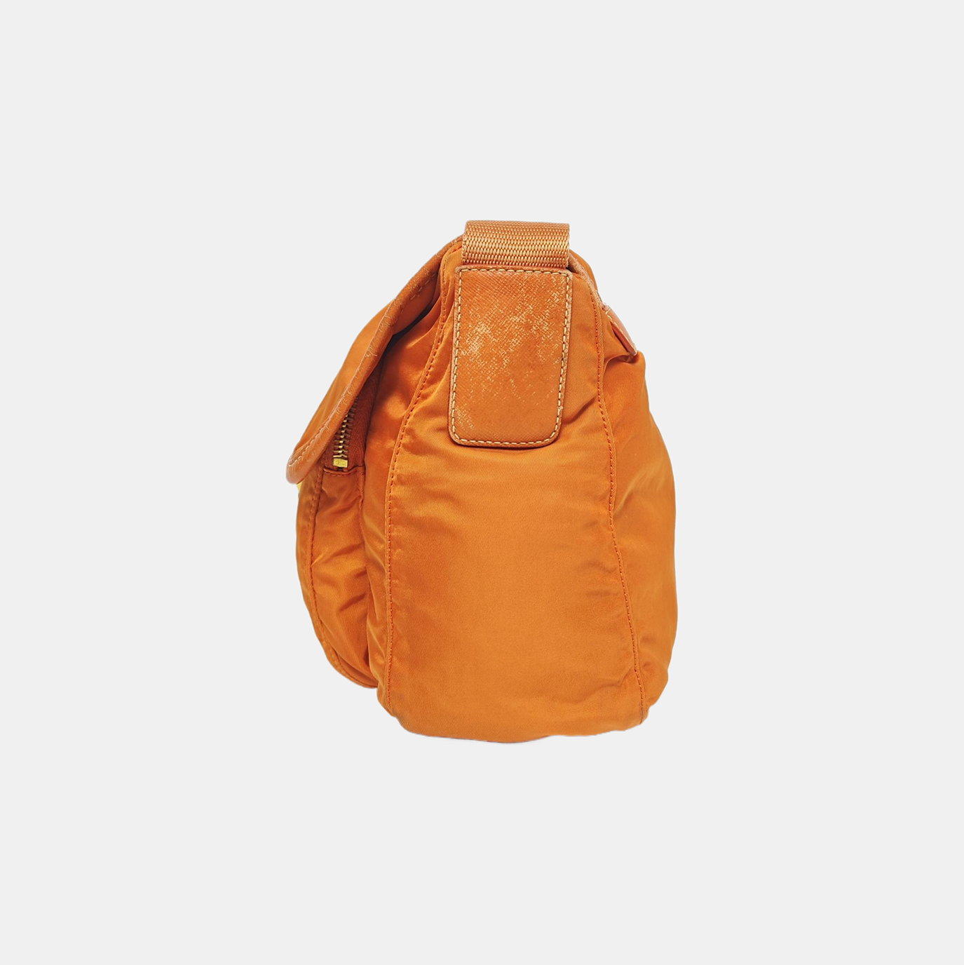 Fabric Shoulder Bag Orange