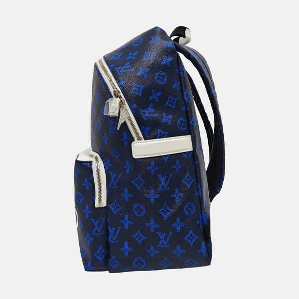DISCOVERY PM Monogram Coated Canvas Blue