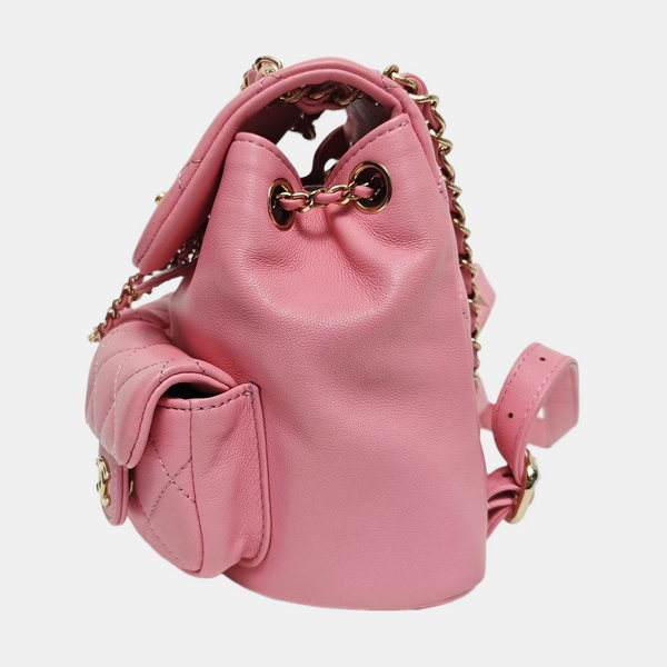 DUMA Quilted Calfskin Pink