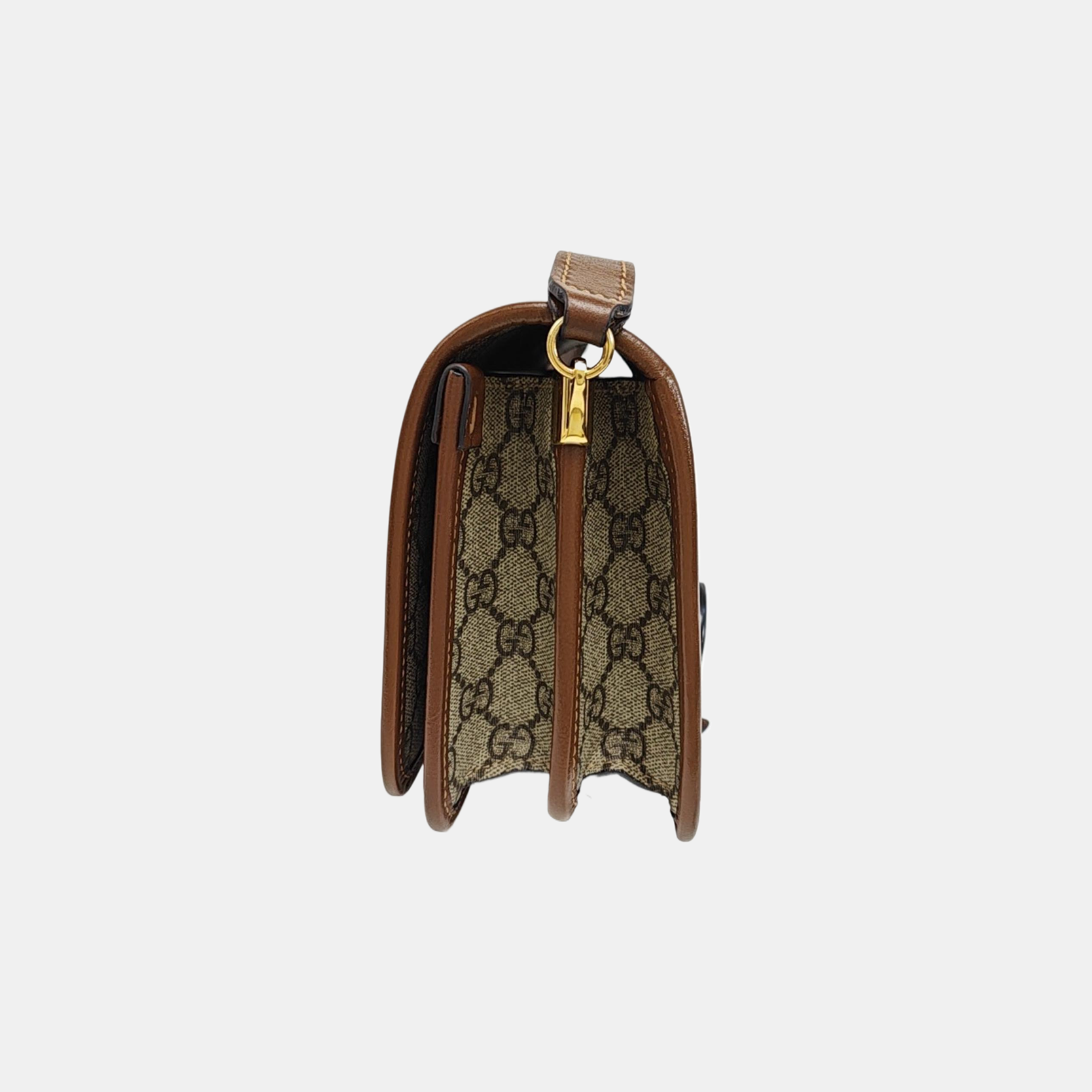Retro Mini Monogram Coated Canvas Beige