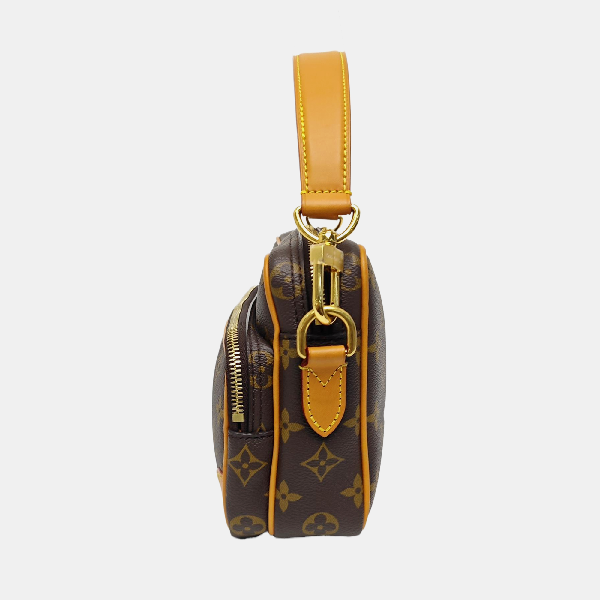NIL Monogram Coated Canvas Brown