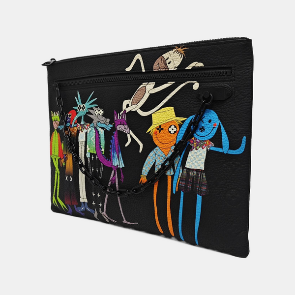 A4 Calfskin Black