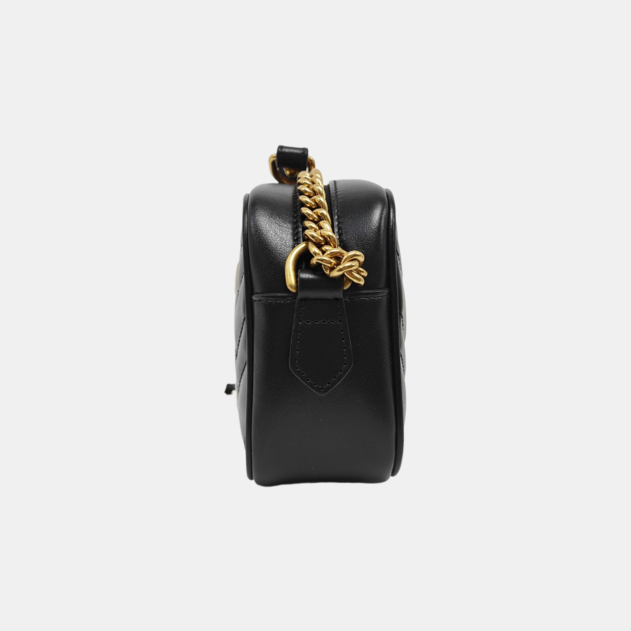 GG Marmont Mini Quilted Calfskin Black