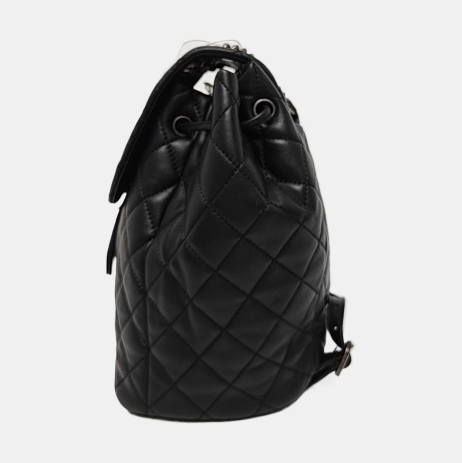 Quilted Lambskin Backpack Black