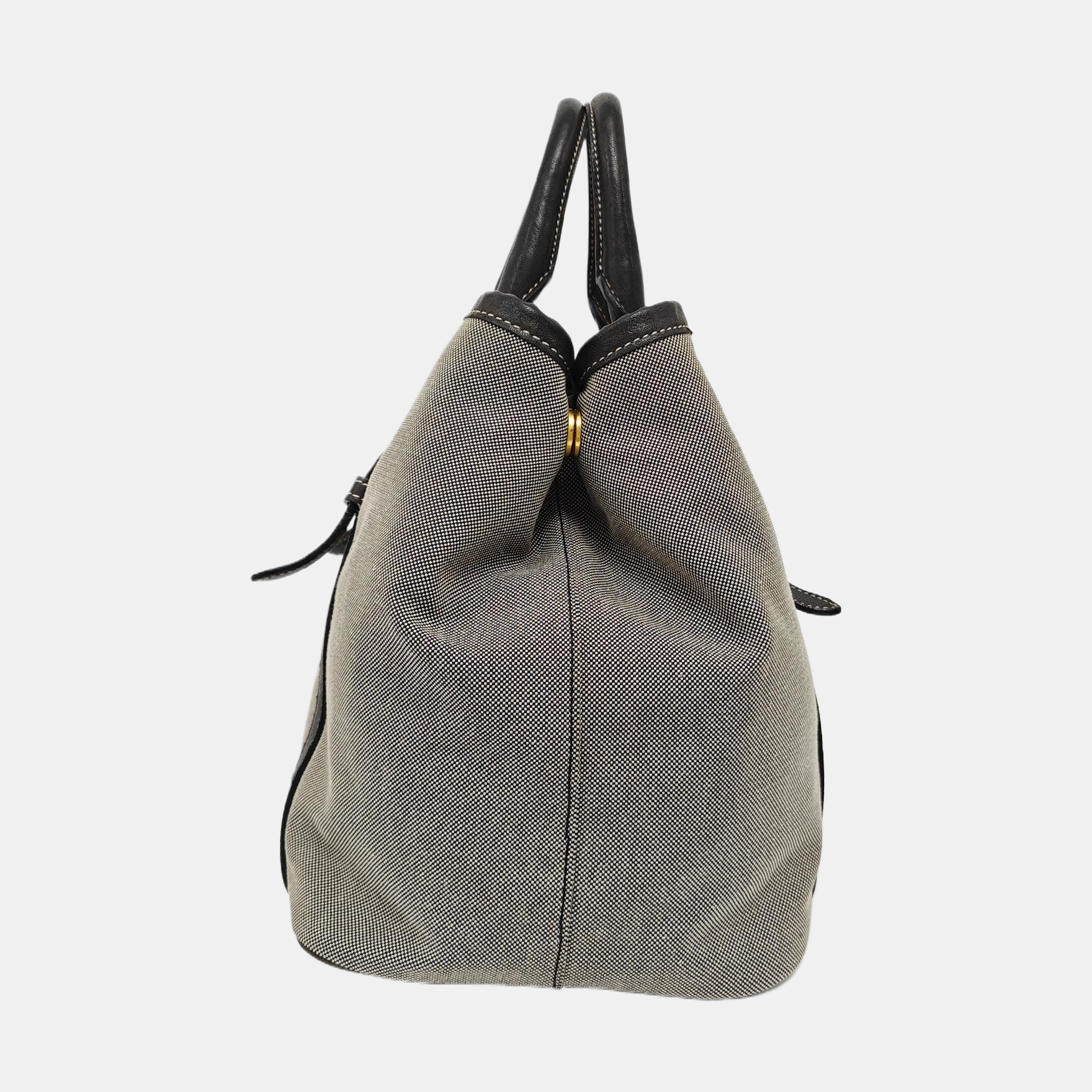 Fabric Shoulder Bag Gray