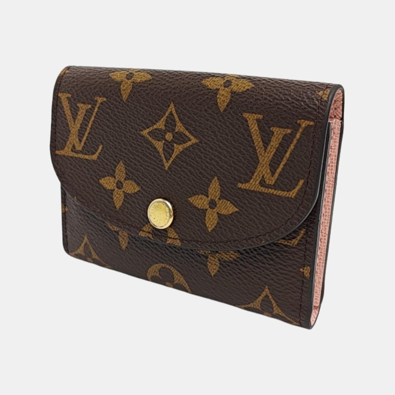 ROSALIE Monogram Coated Canvas Brown Wallet
