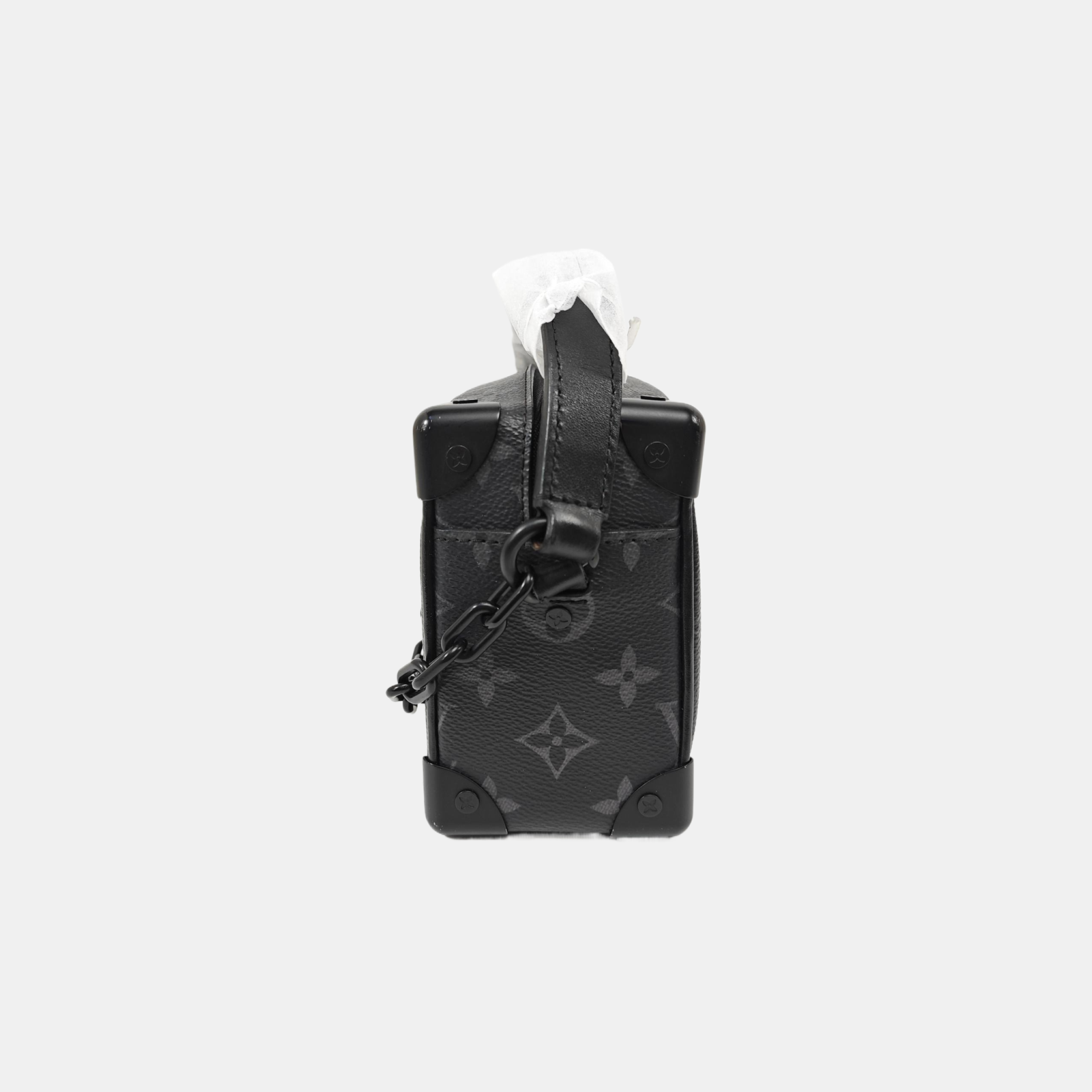 SOFT TRUNK Mini Monogram Coated Canvas Black