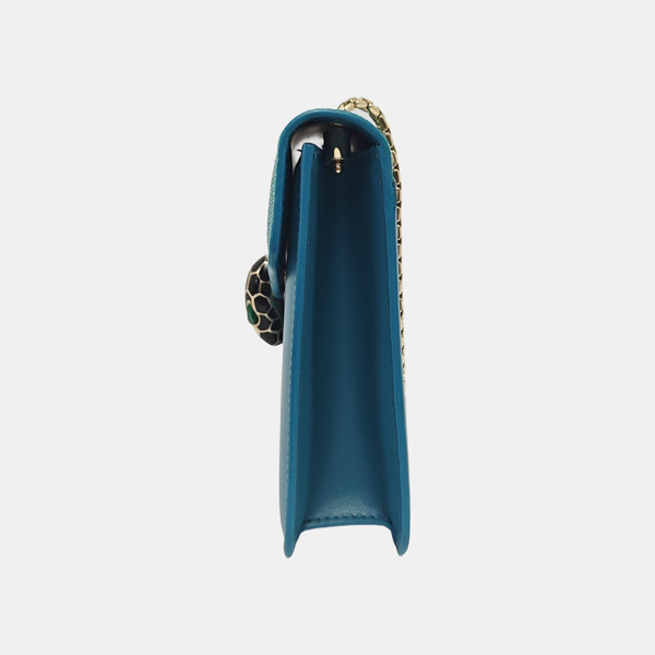SERPENTI FOREVER Small Stingray Leather Green