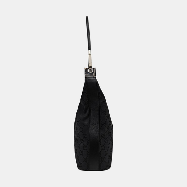 Monogram Canvas Shoulder Bag Black