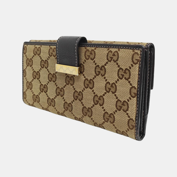Monogram Canvas Wallet Brown