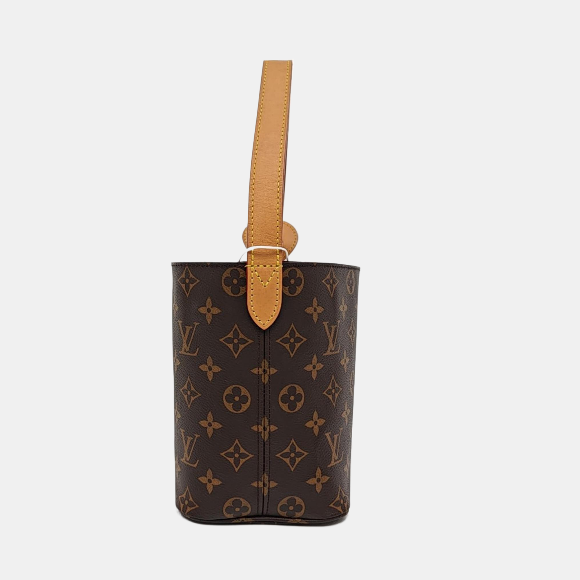 ALL IN BB Monogram Coated Canvas Brown
