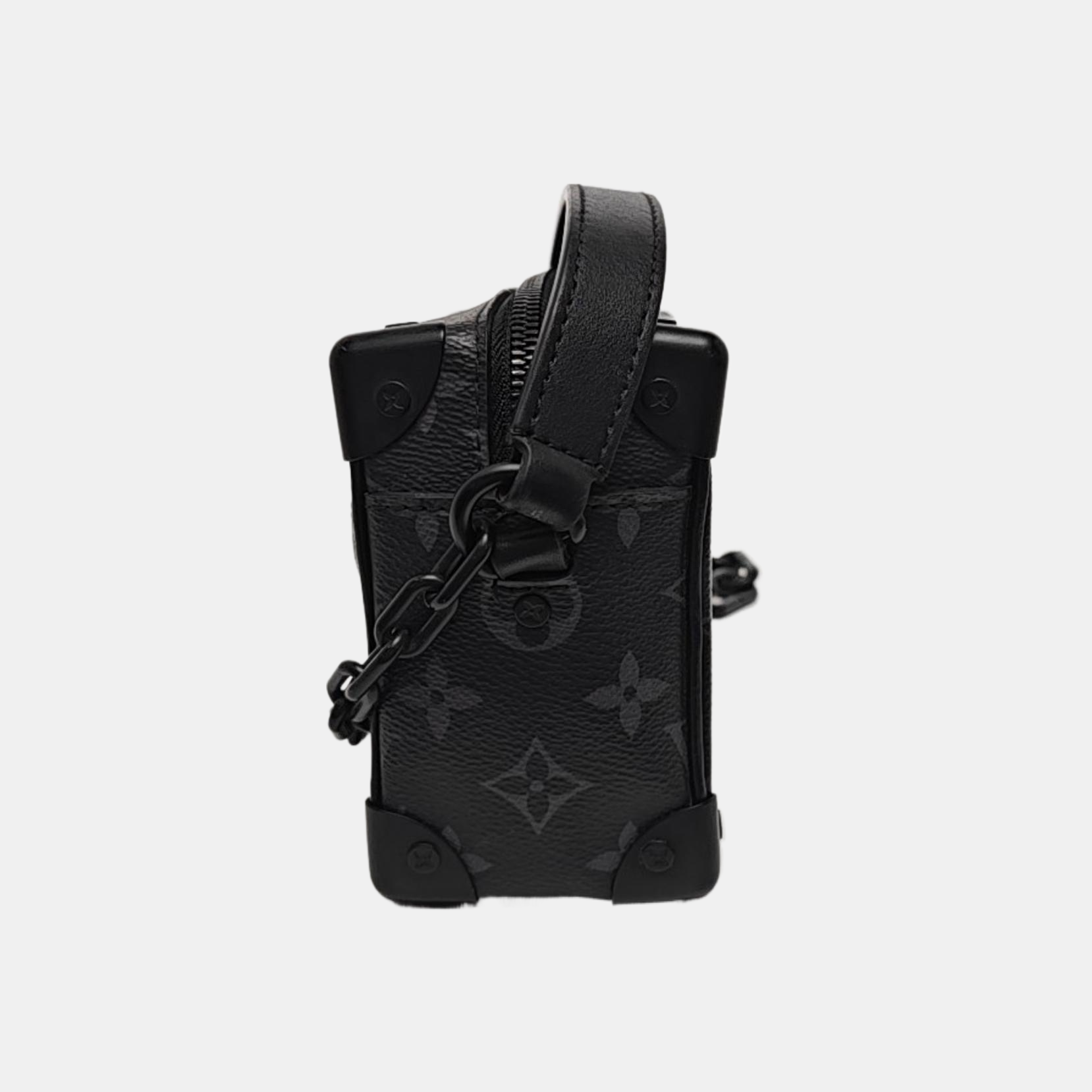 SOFT TRUNK Mini Monogram Coated Canvas Black