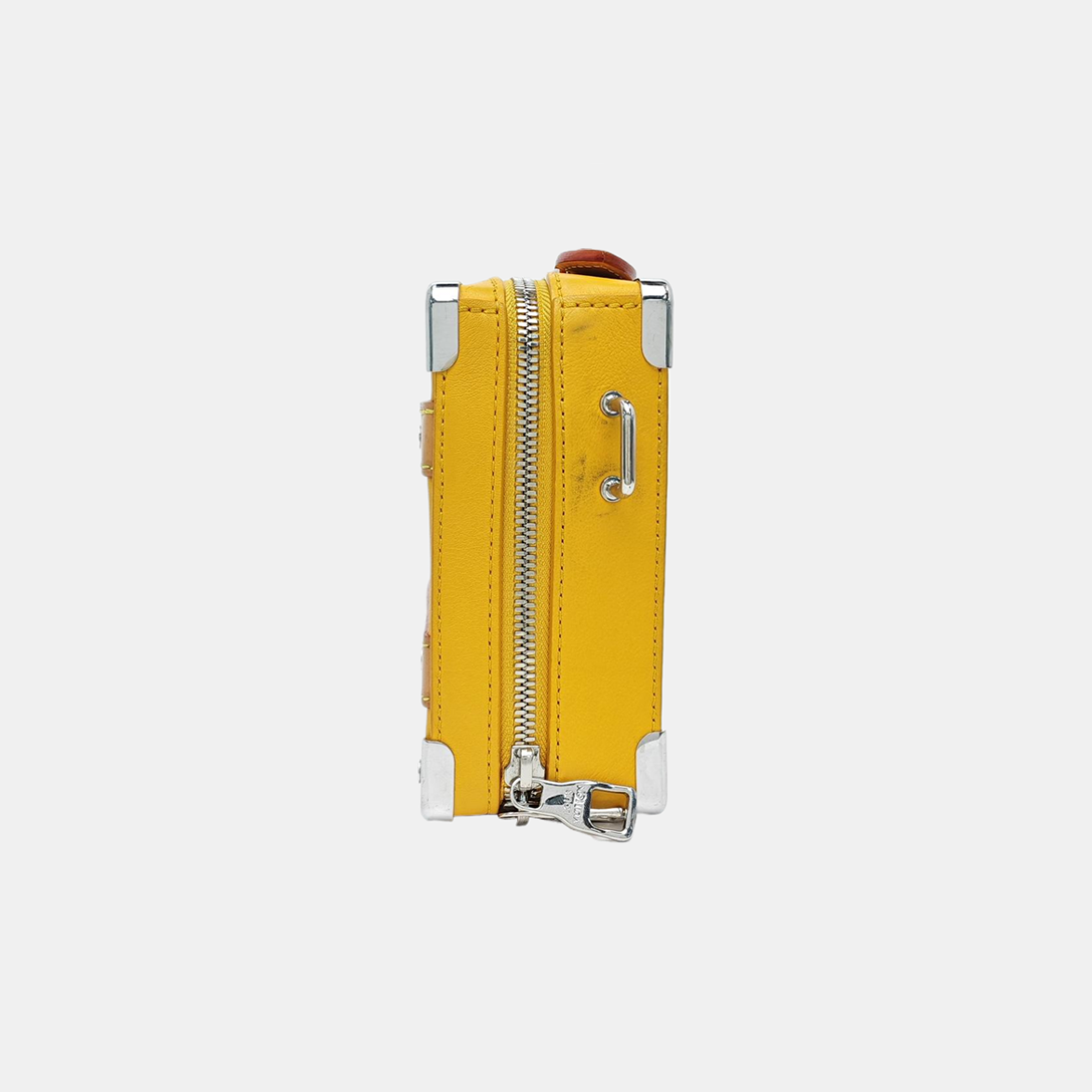 SOFT TRUNK Calfskin Yellow