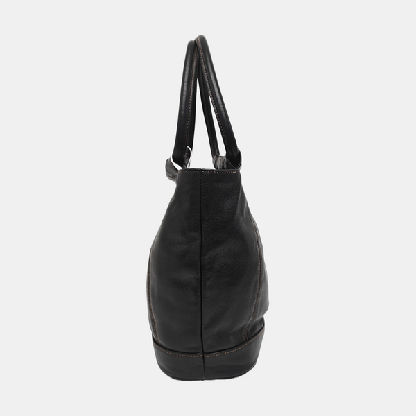 Calfskin Bucket Bag Black
