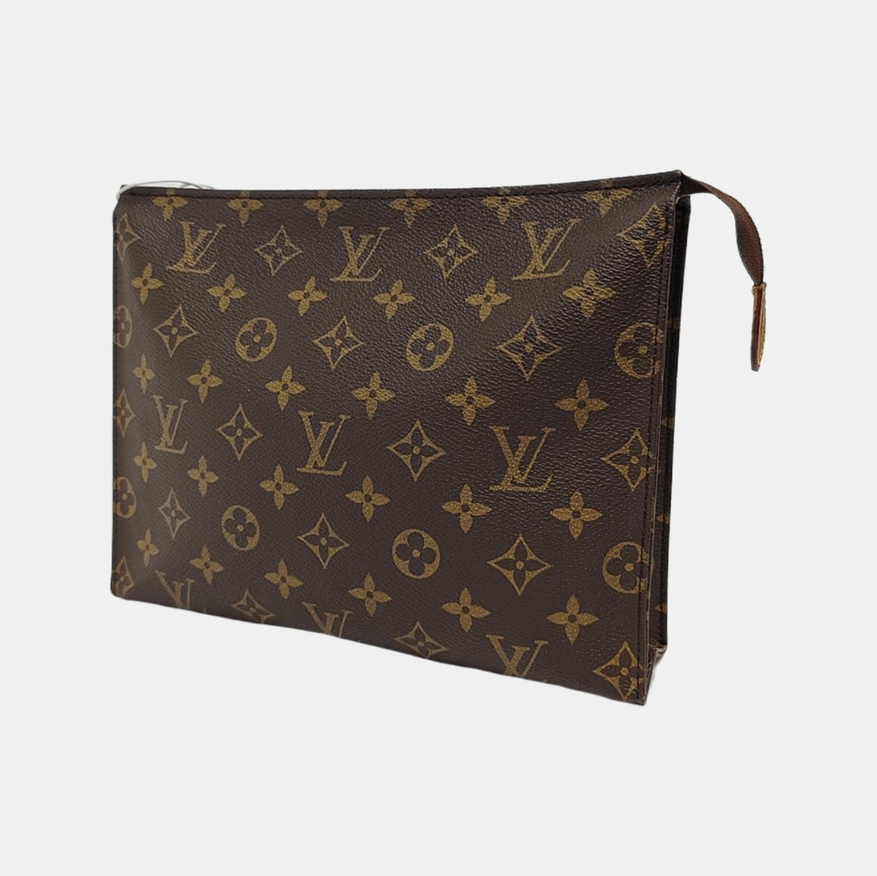 TOILET POCKET 26 Monogram Coated Canvas Brown