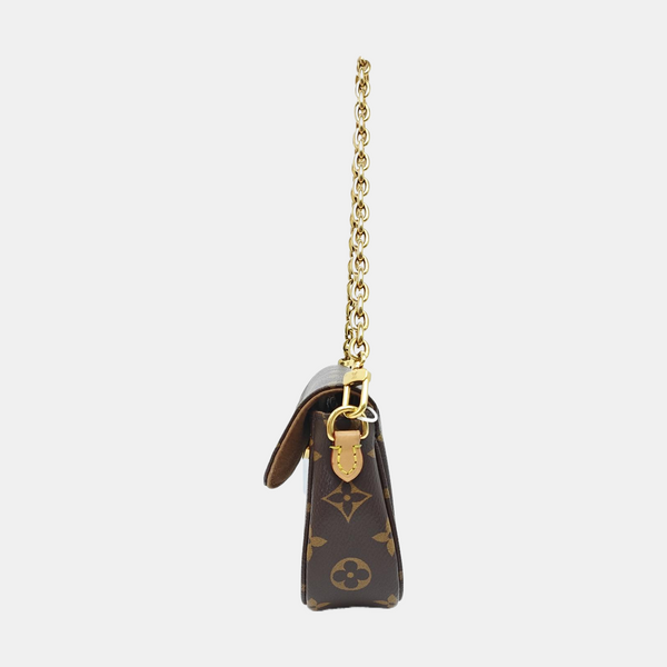 IVY Monogram Coated Canvas Brown