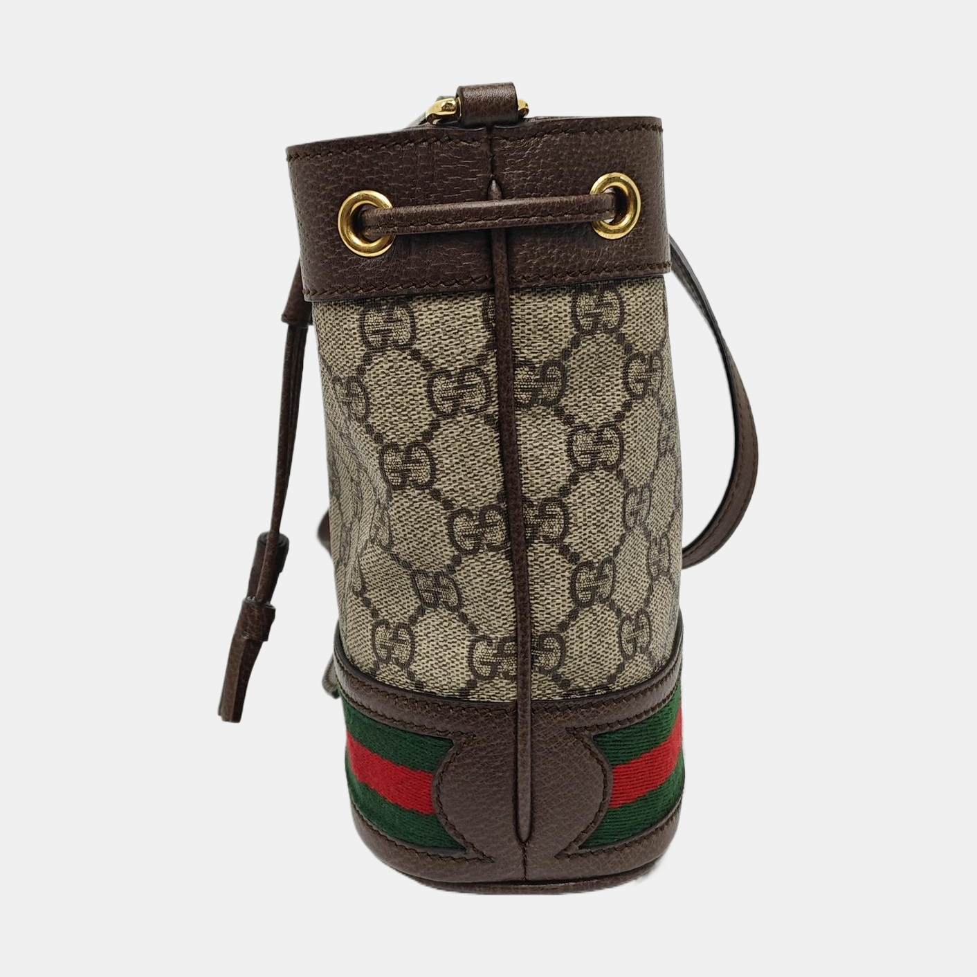 Ophidia Mini Monogram Coated Canvas Beige