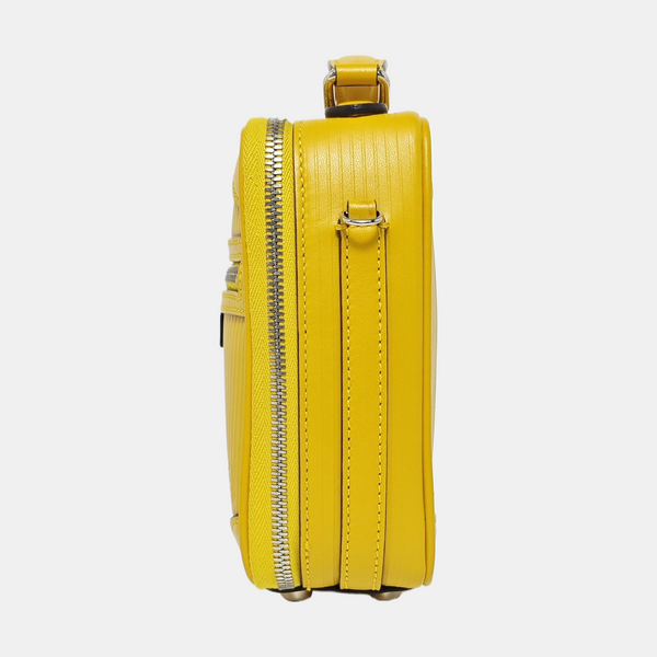 Calfskin Shoulder Bag Mini Yellow