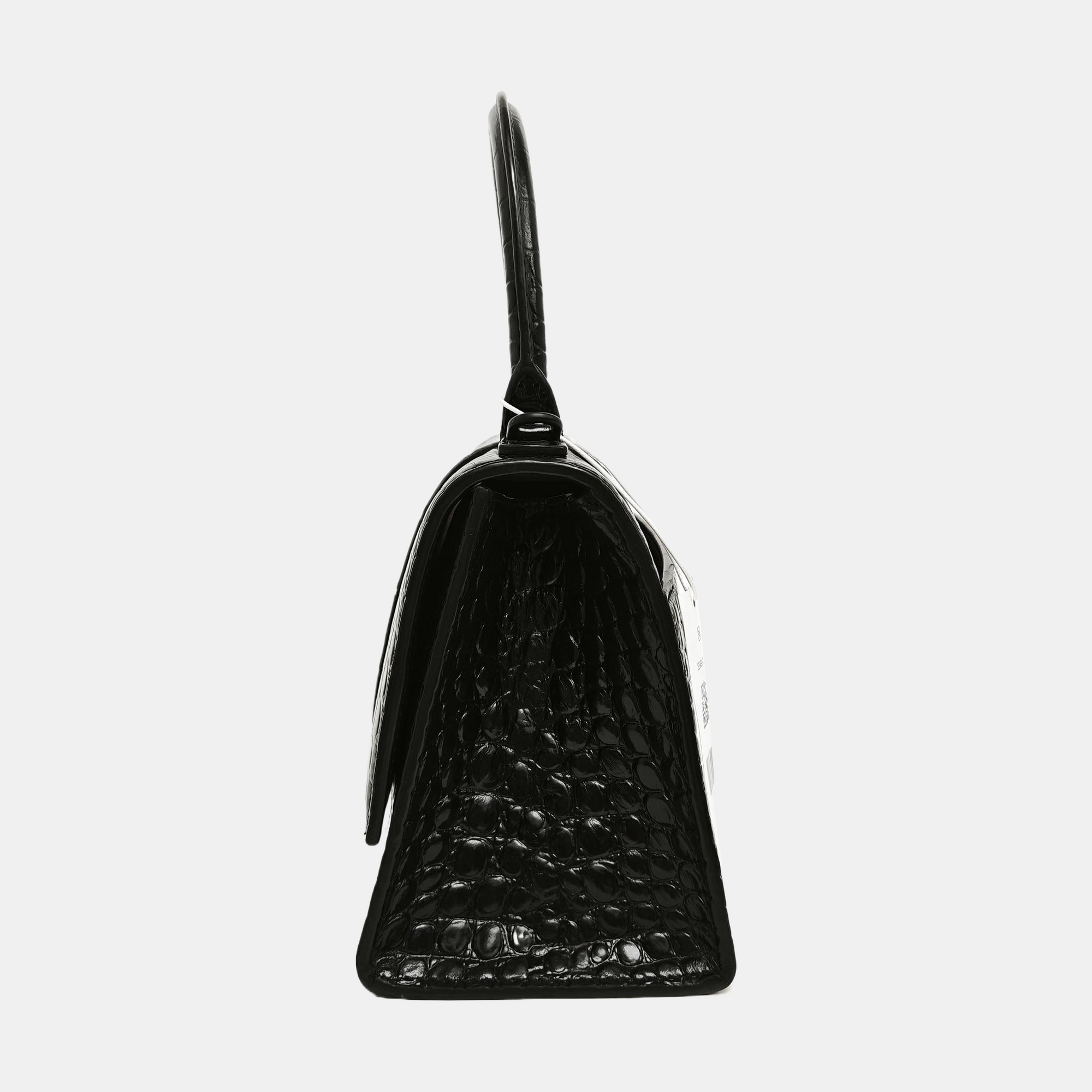 Hourglass S Calfskin Black