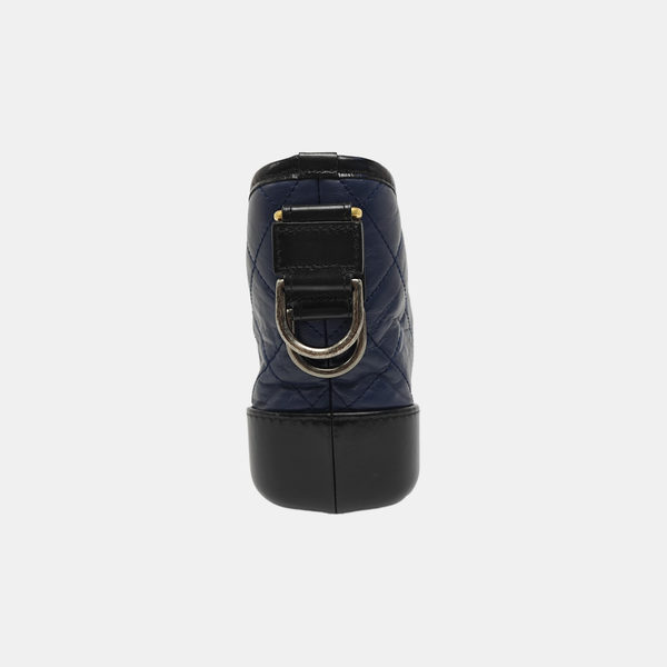 GABRIELLE Small Quilted Calfskin Blue