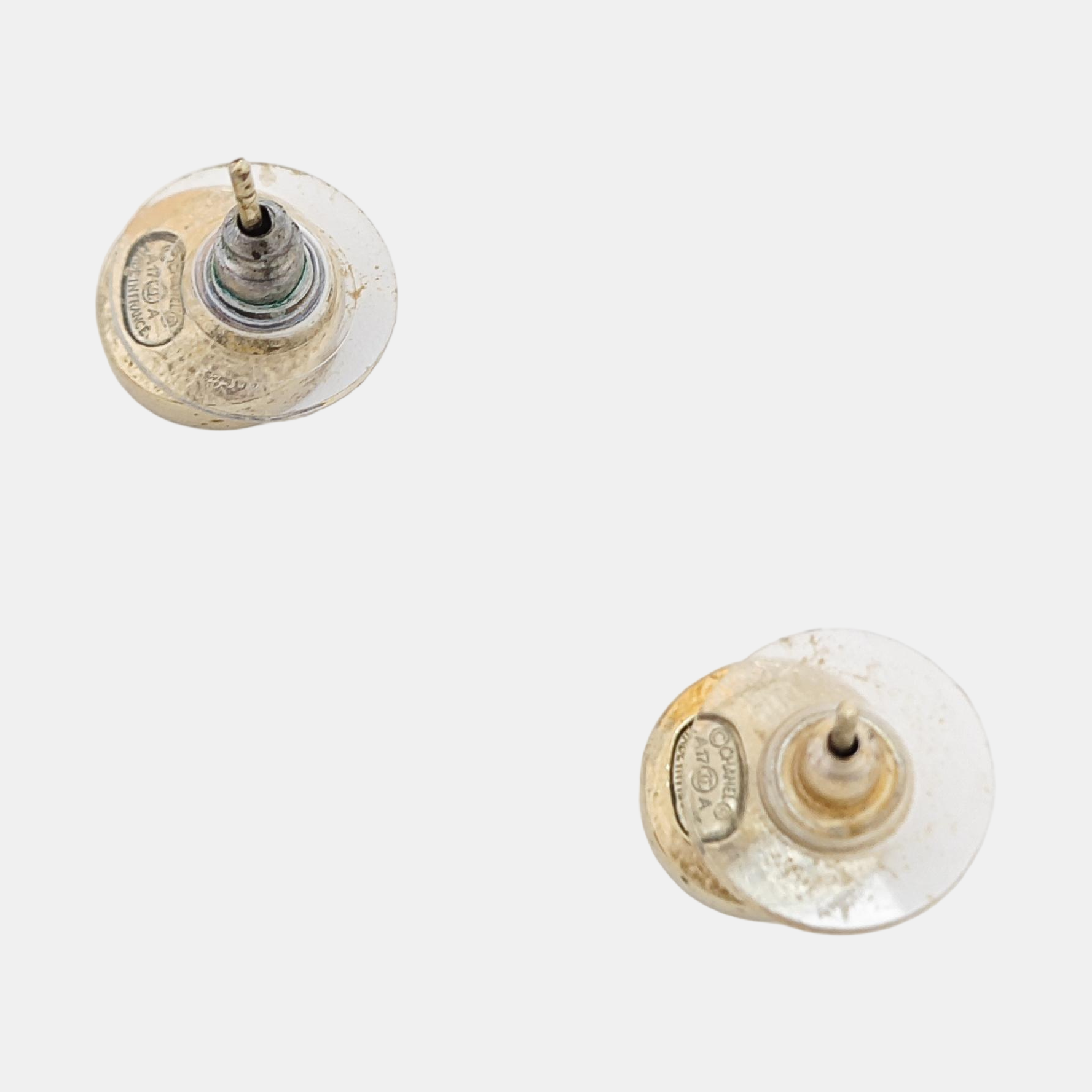 Metal Gold Stud Earrings