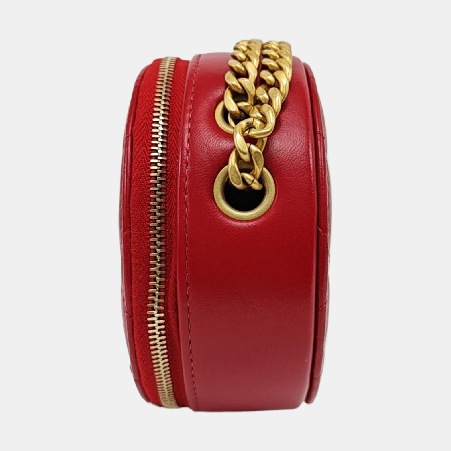 22K Quilted Lambskin Red