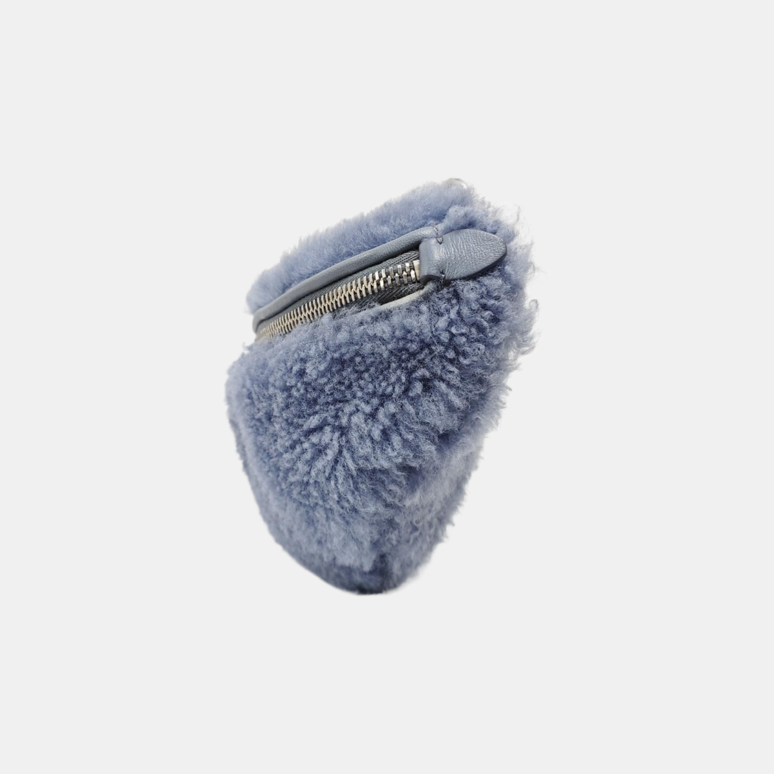 Sheepskin Belt Bag Blue
