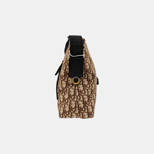 Canvas Crossbody Bag Medium Brown