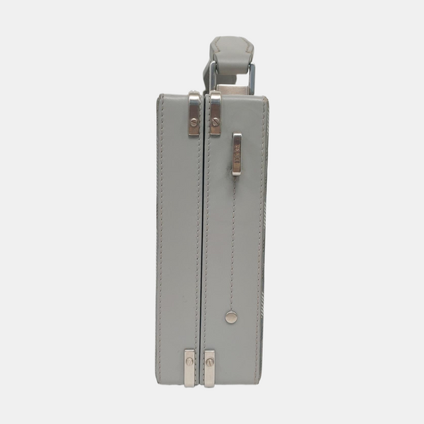 Lock Oblique Coated Canvas Gray