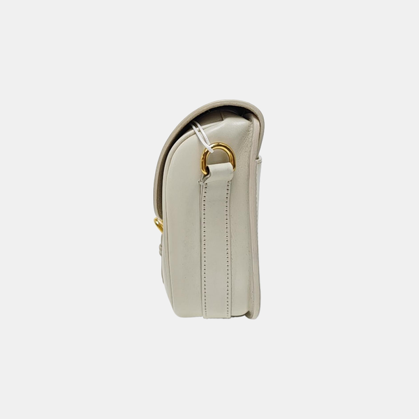 Bobby Medium Calfskin White