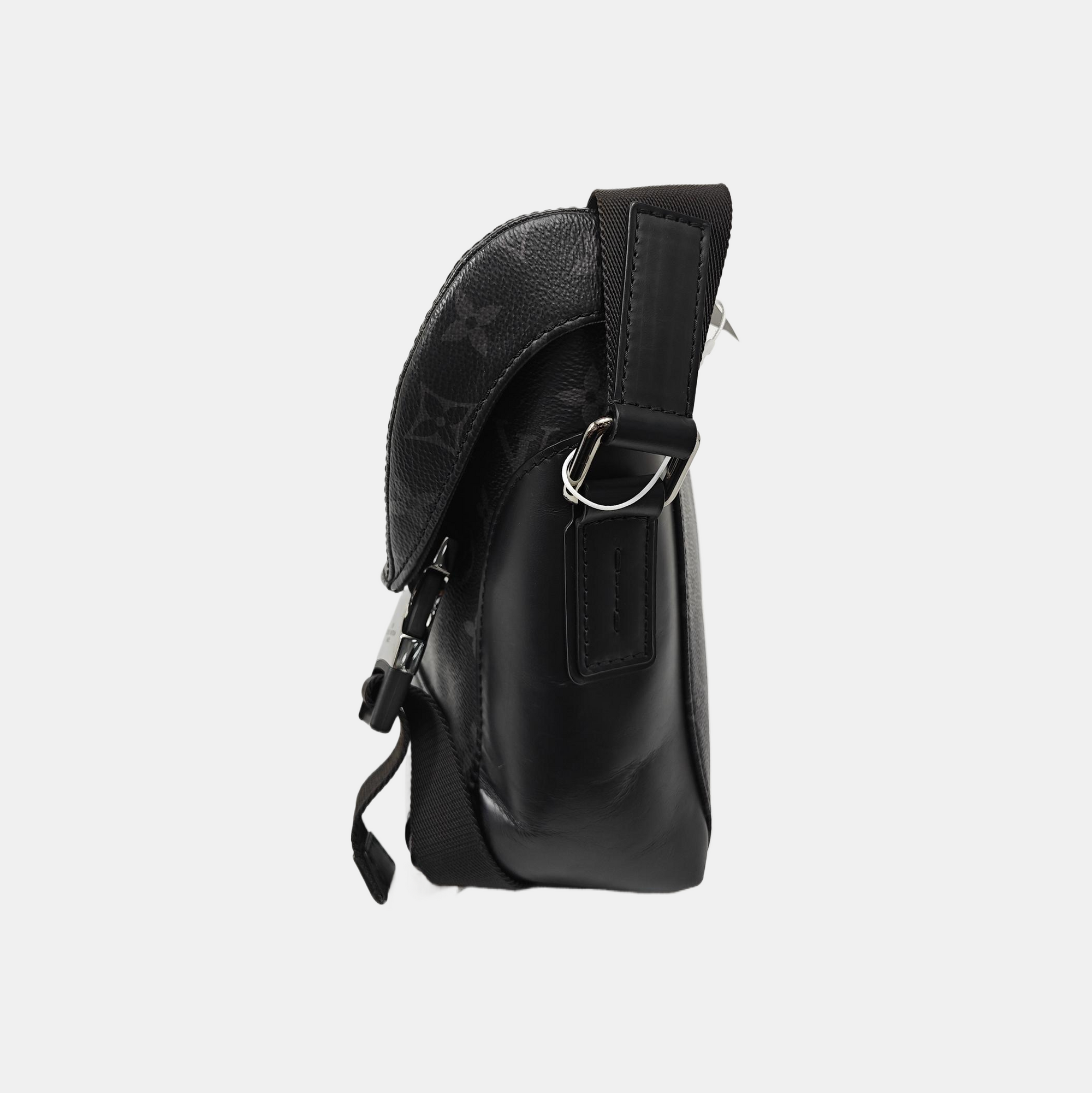 VOYAGER PM Monogram Coated Canvas Black