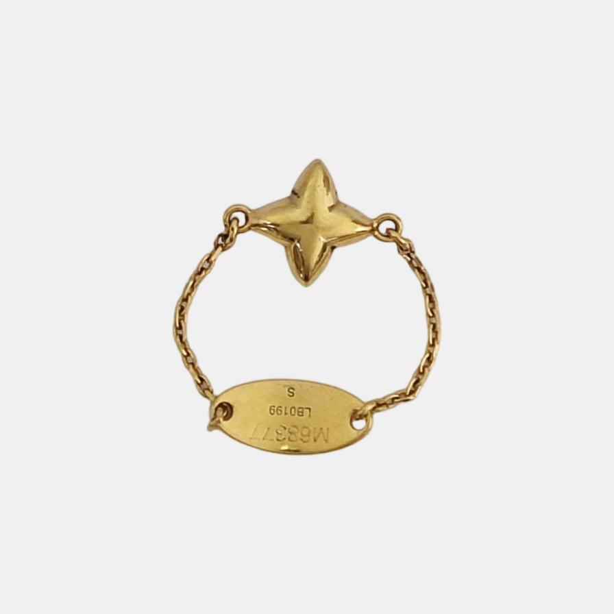 BLOOMING STRASS Metal Gold Ring EU 47