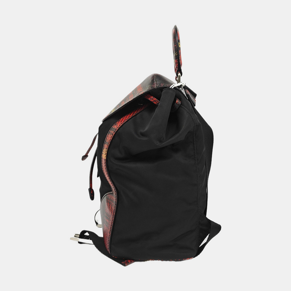 Nylon Backpack Black