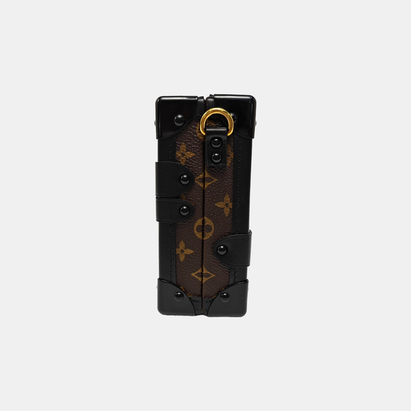 PETITE MALLE Monogram Coated Canvas Brown