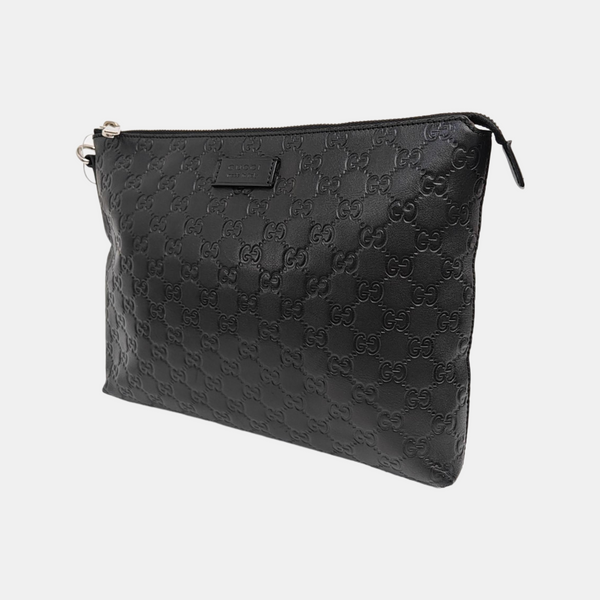 Signature Monogram Calfskin Black