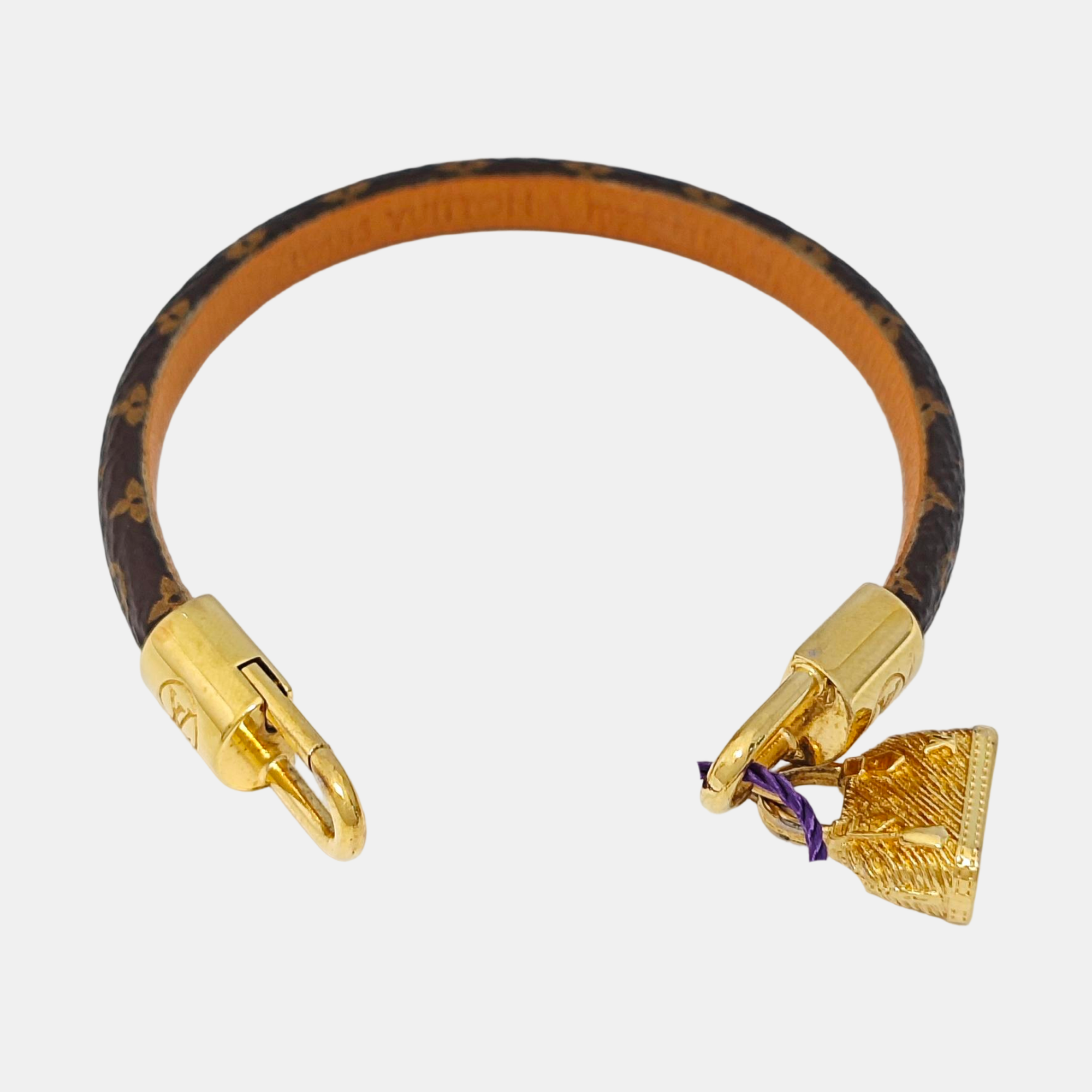 ALMA Leather Brown Bangle