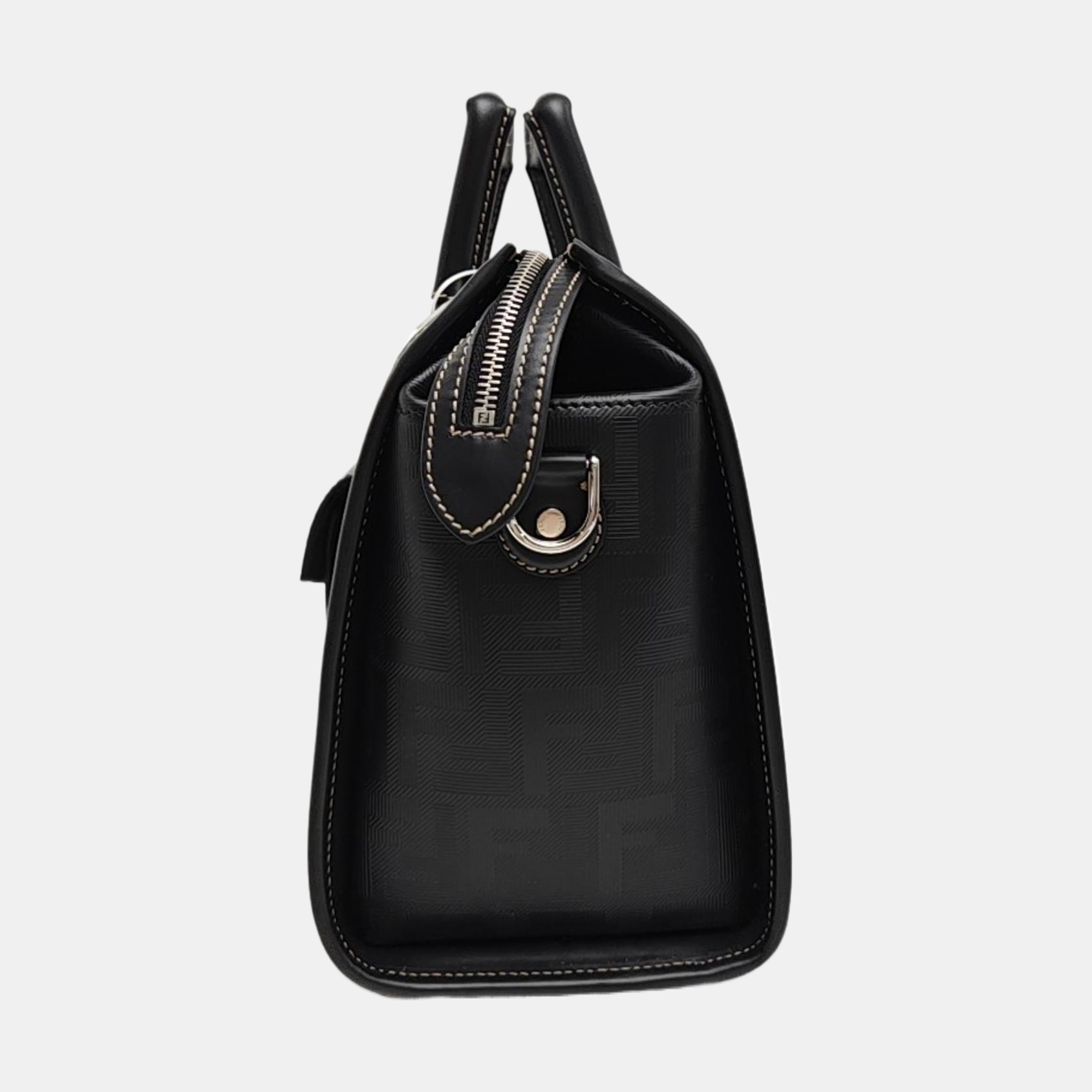 Calfskin Shoulder Bag Black