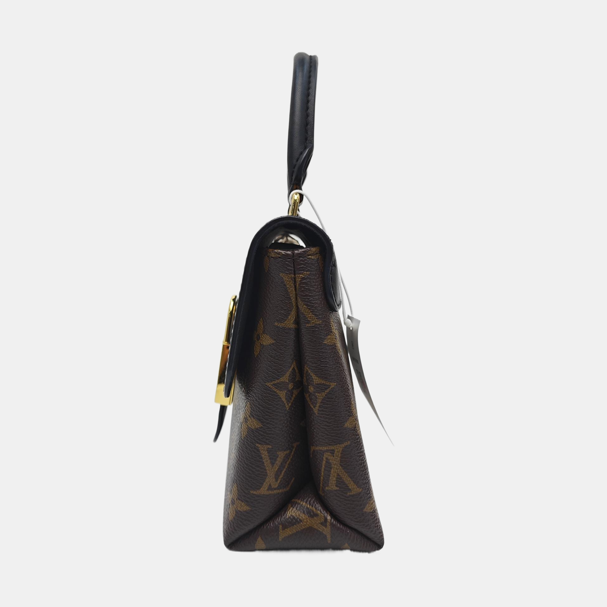 LOCKY BB Monogram Coated Canvas Brown