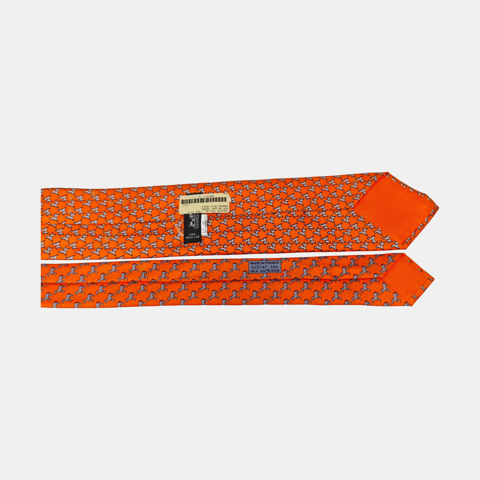 Mulberry Silk Tie Orange