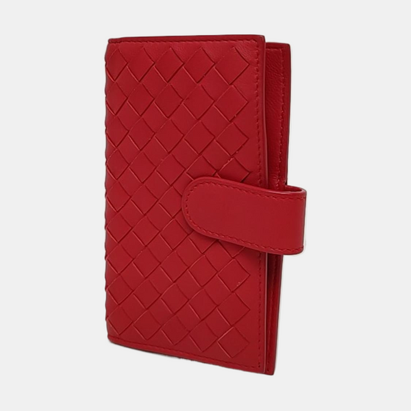 Calfskin Key Pouch Red