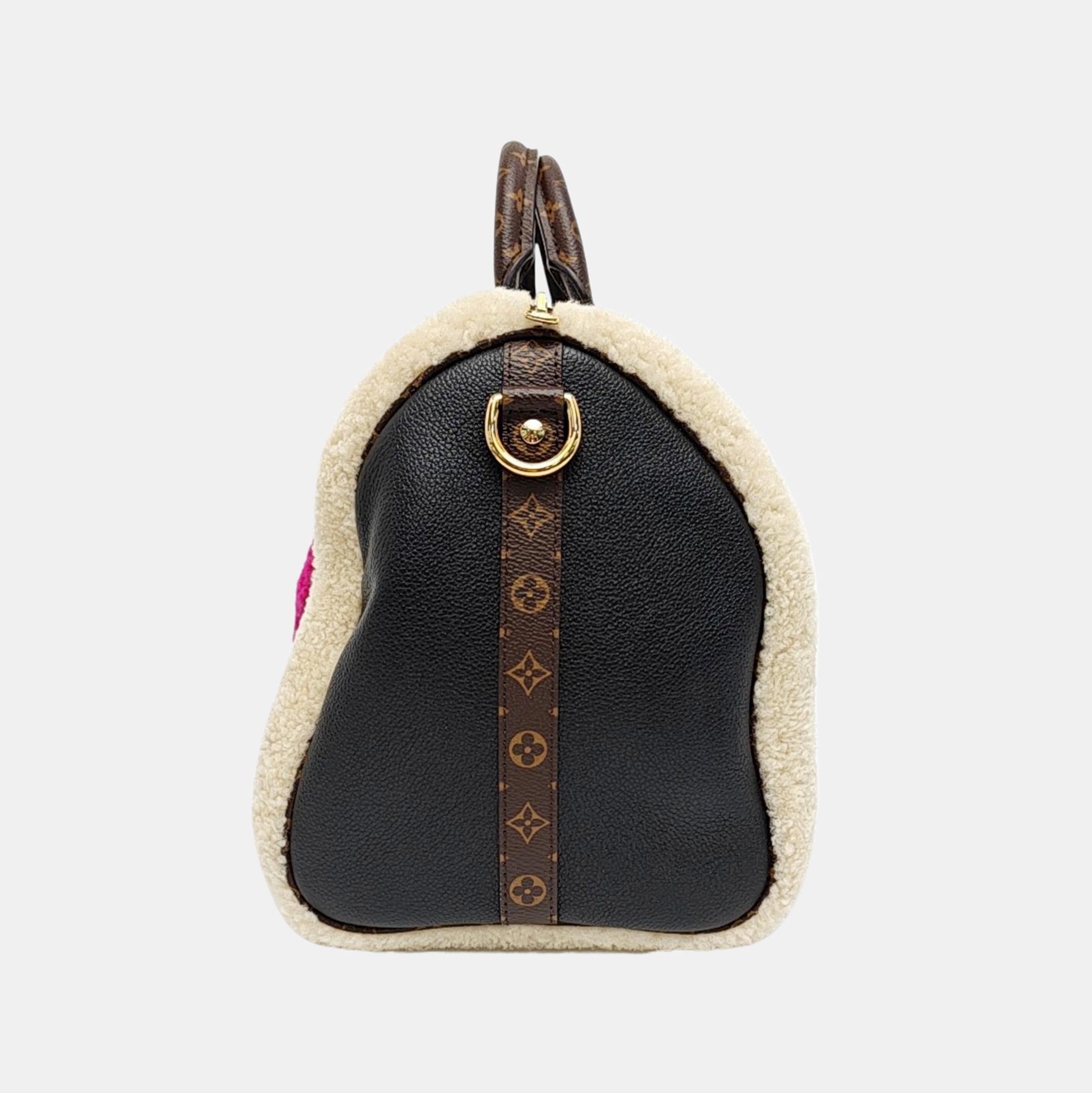 Authenticated pre-owned  SPEEDY 30 Monogram Calfskin Black - Shoulder Bag at Looply