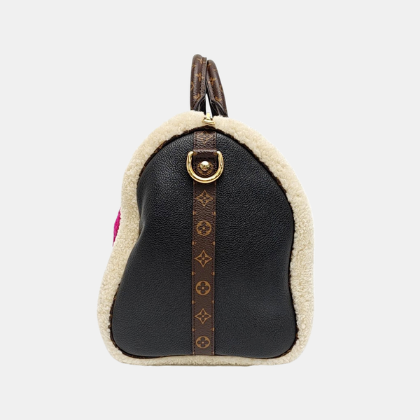 Authenticated pre-owned  SPEEDY 30 Monogram Calfskin Black - Shoulder Bag at Looply