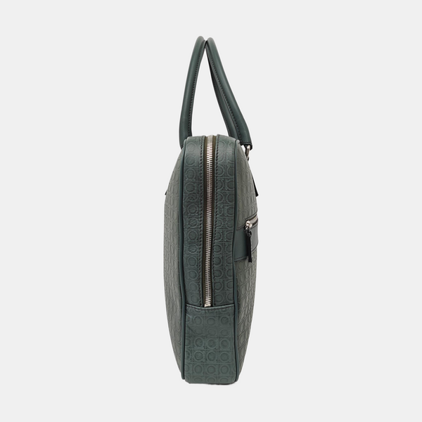 Calfskin Top Handle Bag Green