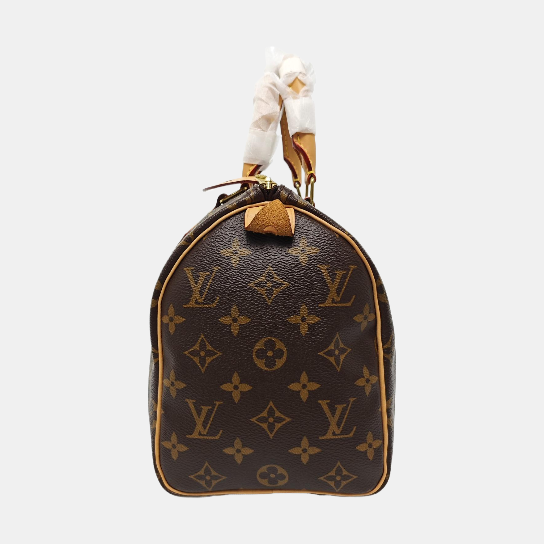 SPEEDY 25 Monogram Coated Canvas Brown
